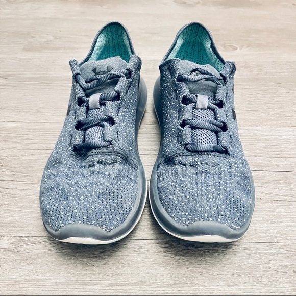 UNDER ARMOUR  Women’s Speedform Slingride 1.1 Road Running Shoe Apollo Grey/Blue - Picture 3 of 11